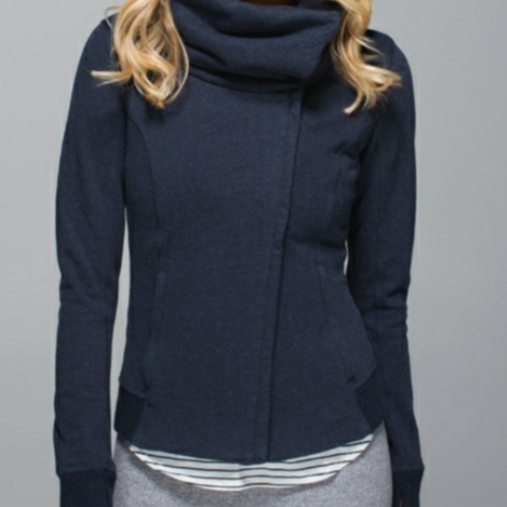Lululemon Karmacollected Jacket Heathered Inkwell